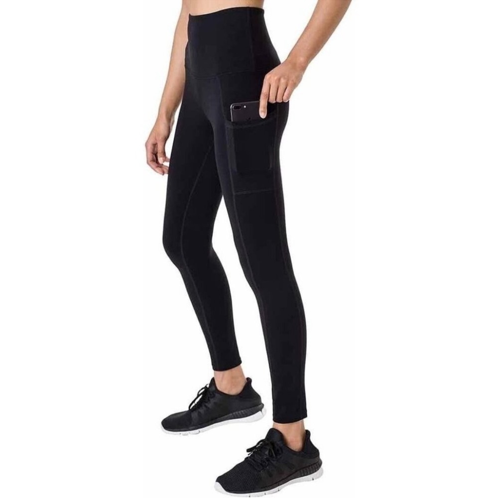 NWT Tuff Athletics Ladies Black High Rise Tight